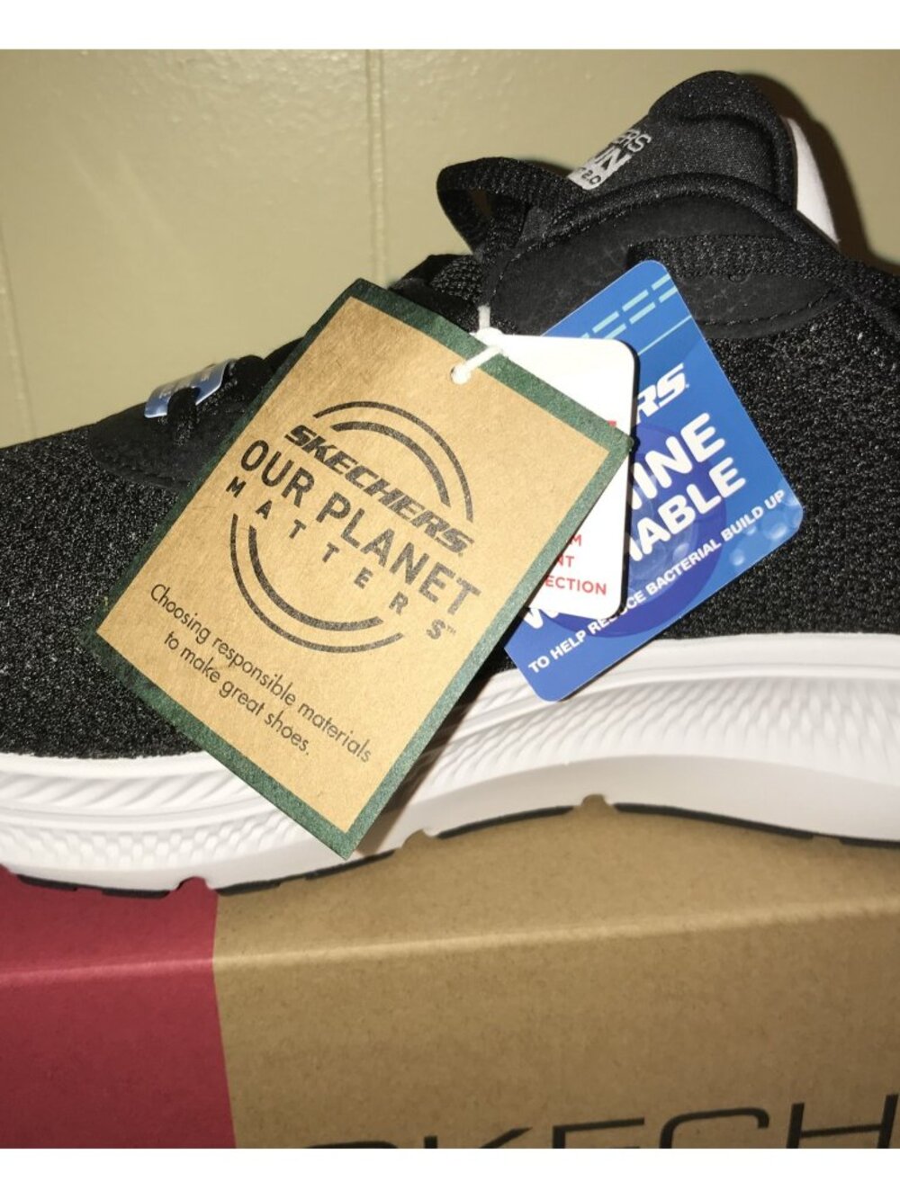 Women's SKECHERS Go Run Consistent 2.0 Engaged-128605-Size 11- Black - Picture 9 of 16